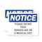 Signmission Please Do Not Feed Horses Are On A Medical Diet, 14 in W x Rectangle, Plastic OS-2PACK-NS-P-1014-L-17376 - alternate 1